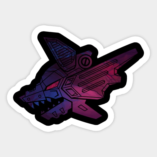 Mecha Robot Wolf | Parasitic Organism Sticker by MaiasaLiger